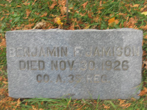 Benjamin F. Jamison, great grandfather of Richard A. Jameson