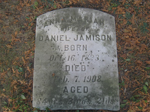 Anna Mariah Jamison, wife of Daniel Jamison